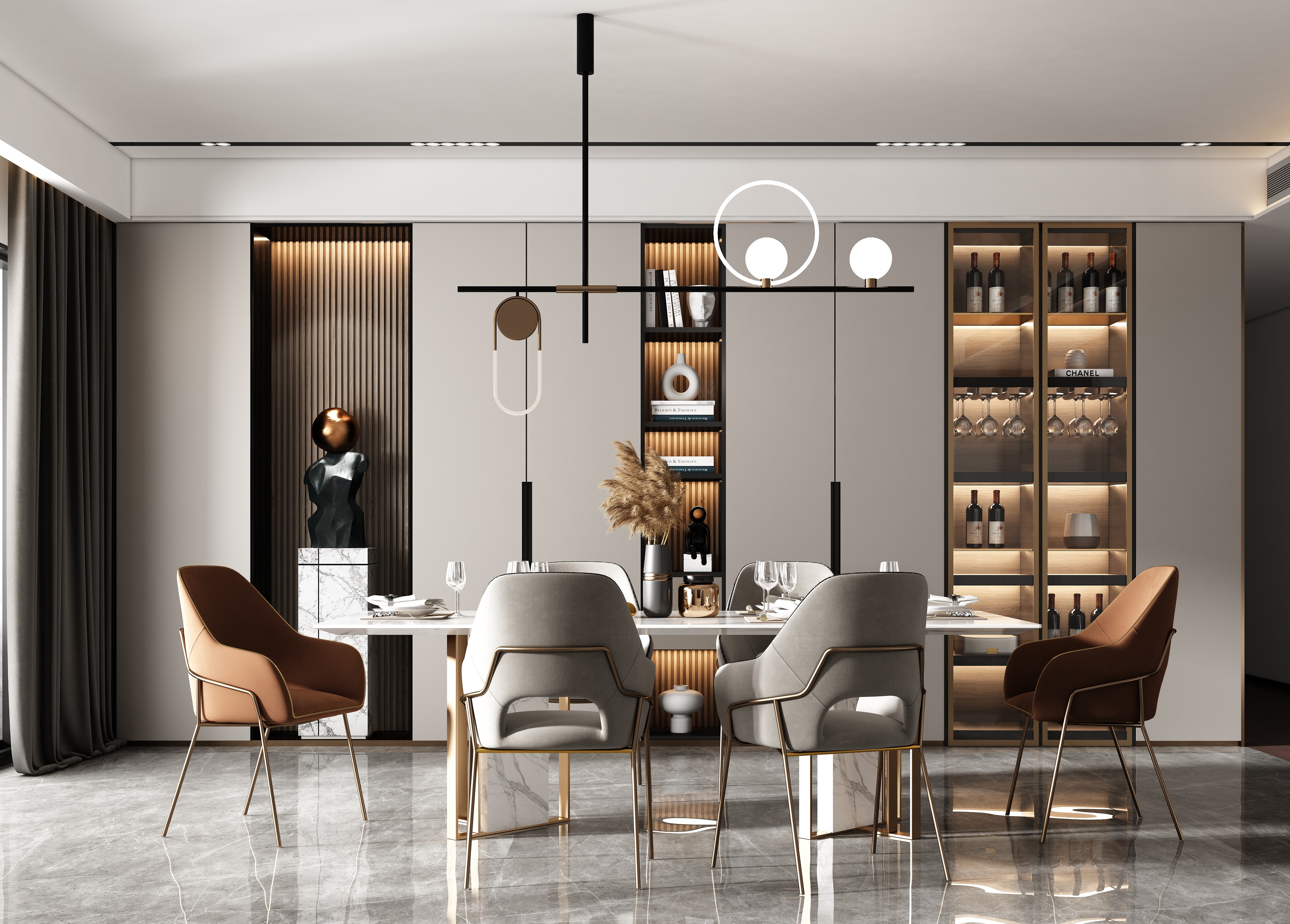 iç mekan ve mutfak tasarımları çeşitli